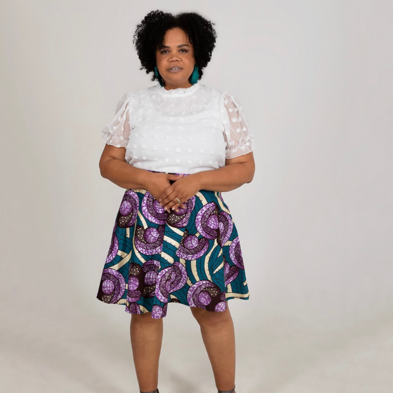 The Mary Esther Modest Mini Skirt